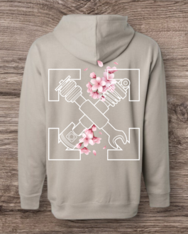 X Sakura Hoodie (cream)